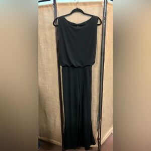 Valerie Bertinelli Classic Black Sleeveless Jumpsuit Size 10